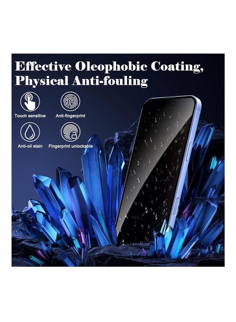 Nova future 2 Pack Privacy Screen Protector for iPhone 17/ iPhone 17 Pro,[30° Anti-Spy][9H Hardness][Anti Scratch][Bubble Free] Tempered Screen Protector for iPhone 17/17 Pro 6.3-Inch (Boxed, 2PCS) - Image 2
